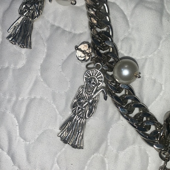 ✅SOLD✅✅Juego de collar y cadena de la SM , cadena de H&M /cristales /perlas /✅✅✅ - Picture 3 of 7